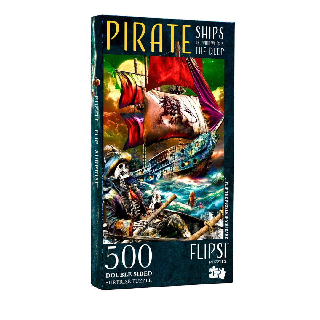 FLIPSI PUZZLE: Sailing Lion Pirate Ship